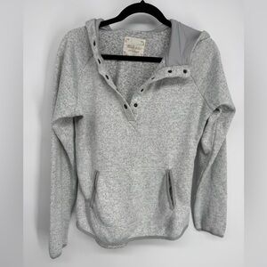 Altar'd State Light Gray V-Neck Sweater